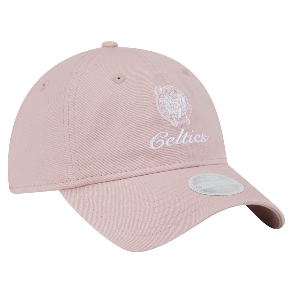  Boston Celtics New Era Women's Gameday Preppy 9TWENTY Adjustable Hat - Pink